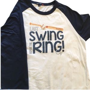 Men’s Baseball Shirt Last Swing Before The…